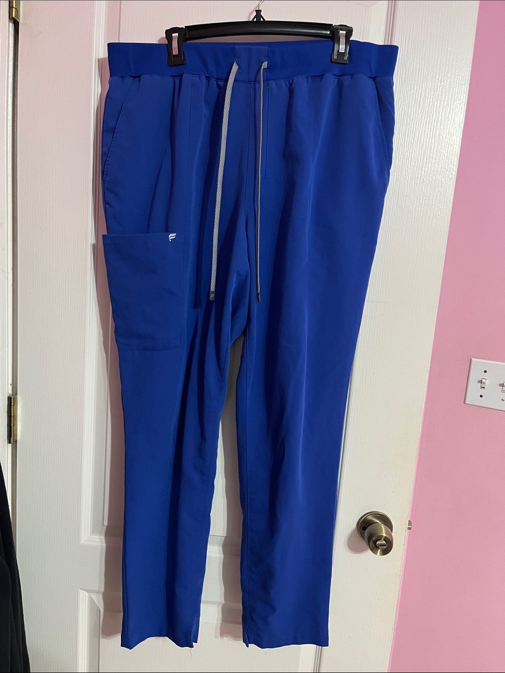Fabletics Women’s Scrub Pants Royal Blue XXL